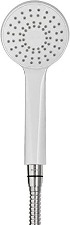 Eva | Hi-Flo Single Spray Shower Head - White