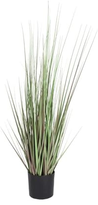 BURI Künstliches Gras 90cm Dekogras Grashalm Kunstpflanze Zimmerpflanze Blumentopf