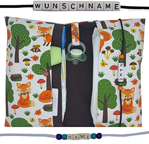 Große Windeltasche XXL mit Name Wickeltasche