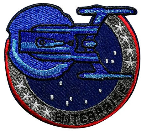 Star Trek USS Enterprise NCC-1701 Blanket etc. Aufnäher Besticktes Patch zum Aufbügeln Applique