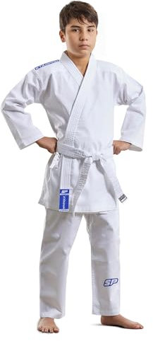Starpro Karateanzug Weiß – Hochwertiger Kinder Karate Gi mit Gürtel, Leicht & Atmungsaktiv – Ideal für Anfänger & Fortgeschrittene Training
