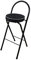 Folding Chairs Barhocker, Hochhocker, Kassiererstühle, Loungesessel, Klappstühle, Barstühle, Schwarze Sitzhöhe 65 cm / 70 cm / 75