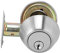 Jeanoko Puerta Cerradura de acero inoxidable con cerrojo de doble cilindro Cerradura con llave en ambos lados para puerta exterior interior