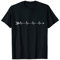 Bogenschießen Pfeil Herzschlag Bogensport Heartbeat T-Shirt