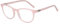 Edison & King Occhiali da lettura donna - anti luce blu - Lenti Premium - „Soulmate“. (Rosato, +1,25 dpt)