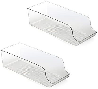 - Dispensador de latas para Nevera, 2 Unidades, Organizador de latas de Cerveza, dispensador de latas de Soda, Soporte de Almacenamiento de Bebidas para Alimentos