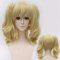 ydound Anime Coer Wig. Anime Suicide Squad Harley Quinn Perücken Cosplay Peluca Styled Curly Synthetic Kostüm Perücke Hitzebeständige Haare+ Perücke Mütze Gelb