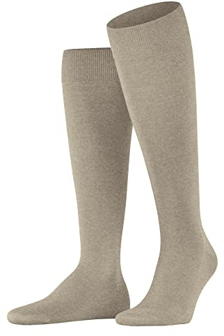 FALKE Herren ClimaWool Kniestrümpfe atmungsaktive klimaregulierende geruchshemmende Wolle Lyocell sehr langlebig verstärkt elegant fein ultra leichtes Gefühl auf der Haut 1 Paar | mit nachhaltigem Garn