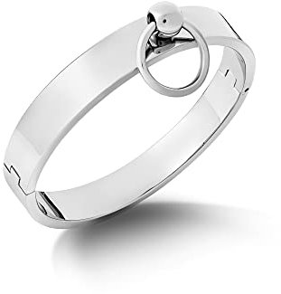 MensShop24 Halsband Halsreif Halsfessel mit O-Ring Edelstahl Innen Ø 160mm Größen wählbar Pleasure BS-703