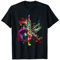 Querflöte Bunt Musiker Querflöte Geschenk für Flötenspieler T-Shirt