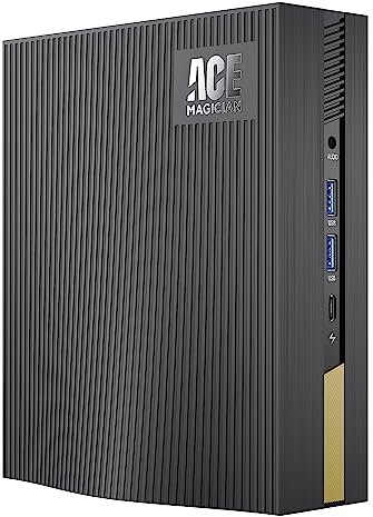 ACEMAGICIAN AD15 Mini PC, 12th Gen Ιntel 12450H【Beat I7-11390H】,Mini Torre PC (8C/12T, hasta 4,4 GHz),16 GB DDR4 512 GB M.2 NVME SSD,Mini Ordenador de Sobremesa BT5.2|WiFi6,PC de Negocios