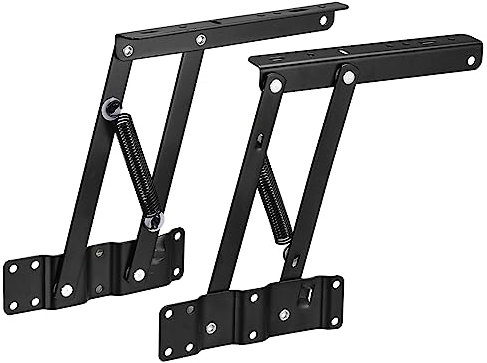 sourcing map 2set Lift Up Top Coffee Table Mechanism, 6.49in Mechanism Hardware Fitting Hinge Spring, Load Capacity 100lb for Tea Coffee Table Furniture Accessory
