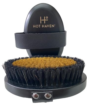 HOT HAVEN Ionic Copper Dry Brushing Körperbürste für Lymphdrainage, Peeling Körper Trockenbürste für strahlende Haut, trockene Haut Bürste für Cellulite, Verbesserung der Durchblutung, Stress