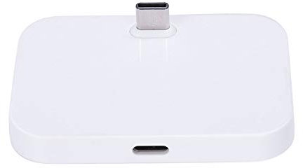 ISTOVO Chargeur de téléphone portable stationnaire C Support pour téléphone portable Station d'accueil de charge USB-C Argent