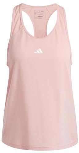 adidas Mujer Train Essentials Minimal Branding Racerback Tank Top, Semi Pink Spark, XL
