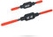 XIHIRCD 2pcs Adjustable Tap Wrench Handle, Tap Handle Tool Ratchet Tap Handle Tapping Wrench Tool Hand Tap Holder for Tap Reamer Tapping Handle Tool (1/4-3/4, 1/16-1/4)