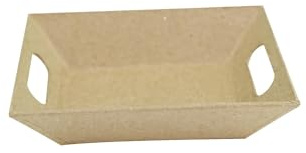 Décopatch AC326Opack 5x Tablette aus Pappmaché 10x12x27cm Kartonbraun