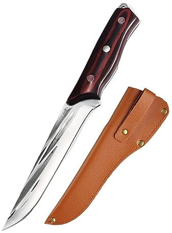 FBITE Couteau de boucher forgé à la main 5Cr15Mov couteau à découper la viande en acier inoxydable professionnel désossage sculpture Cutter accessoire de cuisine