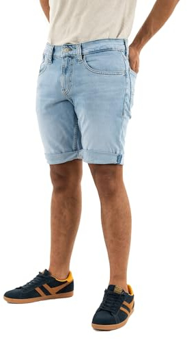 Tommy Jeans Herren Jeans Shorts Ronnie mit Stretch, Blau (Denim Light), 31W