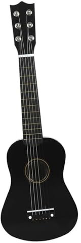 21 Zoll Lindenholz Ukulele 6 Saiten Kleiner Bass Akustikgitarre Musikinstrumente(BK)