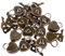 ORFOFE 12pièces Cadenas Forme De Cœur De Verrou Mini Rustproof Pour Meubles Et Bagages Sécurité Pour Objets