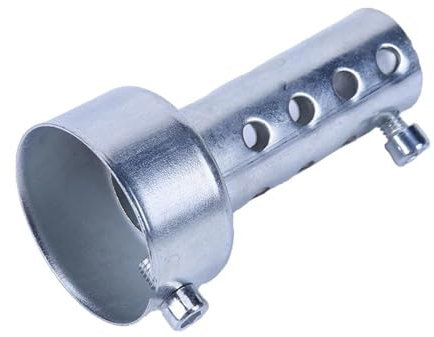 UMIXIRE Auspuffanlagen 42mm 45mm 48mm Universal-Motorradauspuff Verstellbarer Schalldämpfer Rohrspitze Rennsport Straßenmotorrad Roller Schalldämpfer(45mm)