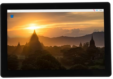 banapoy Monitor Touchscreen 10,1, Monitor Portatile Touchscreen Industriale 1280 X 800 Display Touch a 10 Punti con Fotocamera Frontale da 5 MP, Interfaccia Multimediale HD, per