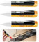 3 PCS Non-Contact Voltage Detector Pen, Electric Voltage Tester Pen Digital Test Pen Power Probe Wire Breakpoint Finder Live Wire Detector Pen Test Range 90v To 1000v with Flashlight Buzzer Alarm