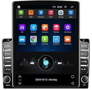 JINFOLI Radio de coche Android 2 Din, reproductor de vídeo Multimedia GPS, autorradio Universal 2Din de 9,7 pulgadas, for Tesla, Radio Android con pantalla Vertical Sistema estéreo de audio para autom