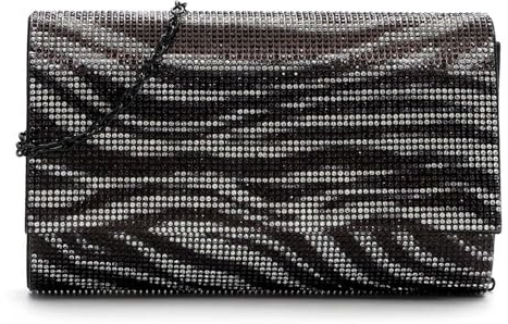 Tamaris Amalia Animal Clutch Black/Silver