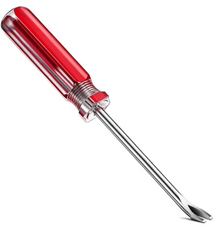 Nail Puller 3 mm U Tip Tack Remover Tool Tack Lifter Staple Remover Rivet Screwdriver Puller Nail Remover Tool from Wood, Red