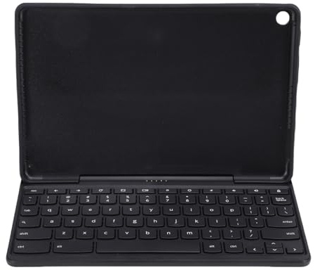 Jectse Étui pour Tablette avec Clavier pour Chromebook 10e, Couverture Magnétique, Reconnaissance Rapide, pavé Tactile Multi-Touch, Clavier Détachable pour la Maison et L'extérieur