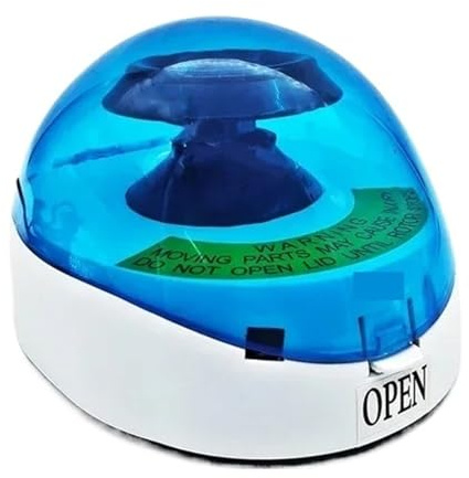Mini centrifugeuse de laboratoire Palm, 4000 à 10000 tr/min, jusqu'à 8 tubes PCR de 0,5 ml, 1,5 ml et 2 ml, deux rotors Contrôle de vitesse(JMC-400)