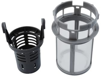 Dishwasher Inner Central Filter and Outer Fine Rotating Filter, Replacement Part C00386682, compatible with Whirlpool, Indesit, Hotpoint, Ariston, Ikea, KitchenAid