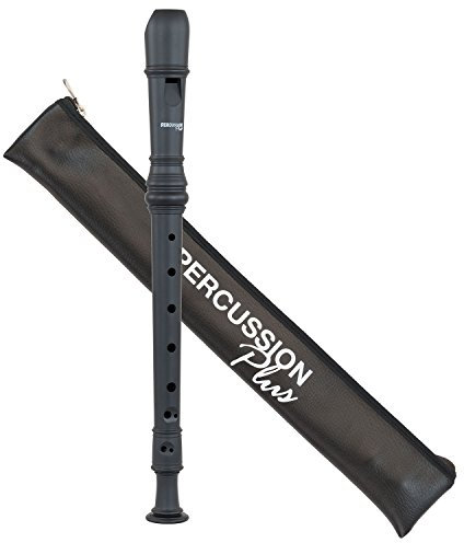 Percussion Plus PP1618 Bunte Sopran-Blockflöte, Schwarz