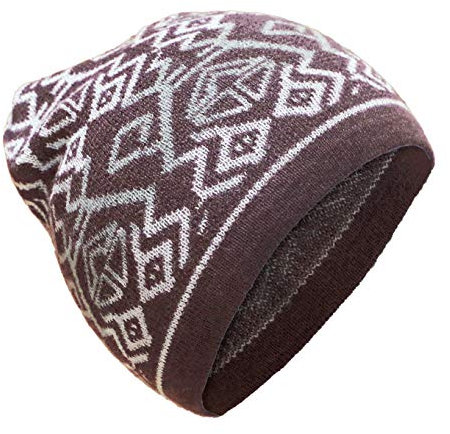 Posh Gear Damen Alpaka Mütze Esempio aus 100% Alpakawolle, braun