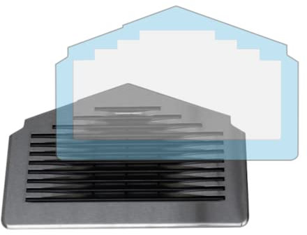 3 x Schutzfolie für Siemens EQ900 - EQ 900 - EQ 9 PLUS - EQ9 PLUS - s300 - s500 - s700 - connect ExtraKlasse - Abtropfblech - Tassenablage - Abstellblech