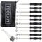 YOFMOO Carburetor Adjustment Tool Screwdriver Kit Cleaning Bursh for Common 2 Cycle Carburator Small Engine Zama Craftsman ATV Mini Bike Moto MTD Echo Sears Chainsaw Adjusting Set Pack of 11