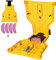 JSWS Chainsaw Sharpener, Chainsaw Teeth Sharpener with 5 Whetstone Work Fast Sharp Chain Saw Blade Sharpener Fit for 14/16/18/20 Inch Chainsaw Bar