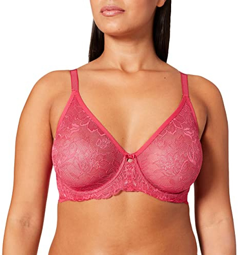 Triumph Women's Amourette Charm W02 Wired Bra, Raspberry Wine, 34F