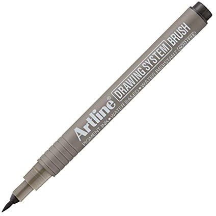 Artline Drawing System Brush Drawing Pen Mine: Pinsel schwarz