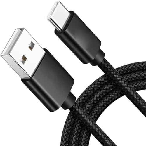 USB C Charger 1m 2m 3m Cable for Samsung A51 A41 S20 S21 Plus Ultra Fe A71 5G A03S A40 A70 Galaxy S10 S10E A80 A9 A8 2018,Xiaomi Redmi Note 9 Mi 10 11 10T Lite Pro,Fast Charge Charging Lead(BLACK 2M)