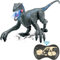 SNADER Dinosaurier Ferngesteuert Leuchtend, Dinosaurier Spielzeug 2.4G RC Elektrospielzeug, Dino Spielzeug mit Gehen und Brüllen T-Rex Kopfschüttelfunktionen Für Jungen Mädchen