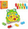 Ballery Holzspielzeug ab 1 Jahr, Magnetisches Angelspiel Holzspielzeug, Baby Motorik Spielzeug Montessori Sortierspiel Holzpuzzle Lernspielzeug für Kinder als Geburtztag Geschenk 3 4 5 Jahre