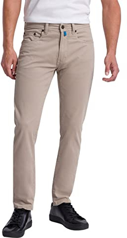 Pierre Cardin Herren Freizeithose Antibes | Männer Hose | Slim Fit | Vintage Khaki 4015 1112 | 34W - 32L
