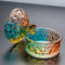BQAN 100 ml Large Nail Dappen Dish, Dazzling Crystal Dappen Dish with Lid, Damping Dish for Nails Holding Acrylic Liquid Acrylic Powder Nail Decor, Dappen Monomer Holder Dish (Multi Color)