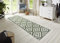 Hanse Home Teppich Läufer Nordic 80x500cm – Teppichläufer Weicher Kurzflor Teppich Modern Raute Design Läufer für Flur, Schlafzimmer, Kinderzimmer, Badezimmer, Wohnzimmer, Küche Dekoläufer– Grün