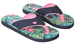 Animal Swish Kids Flip-Flops - Slip-on & Lightweight Footwear with Soft Padded Straps for Boys & Girls - Best for Spring, Summer, Beach & Outdoors Green 10