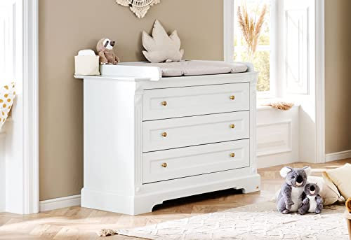 Pinolino Limited Edition - Wickelkommode 'Emilia Gold' breit