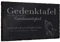 mtb more energy Gedenktafel Grabstein aus Schiefer mit Gravur - wähle passende Motive und Schriftarten - Rechteckig (30 x 20 cm) - Grabplatte Gedenkbild Kondolenzfeier